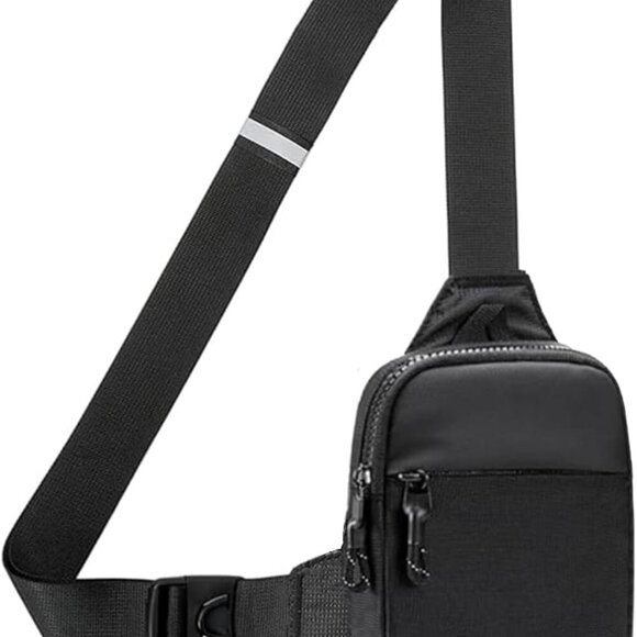 Mini Sling Bag for Men Crossbody,Small Chest Bag Casual Trendy Waterproof Lightw - Picture 1 of 8